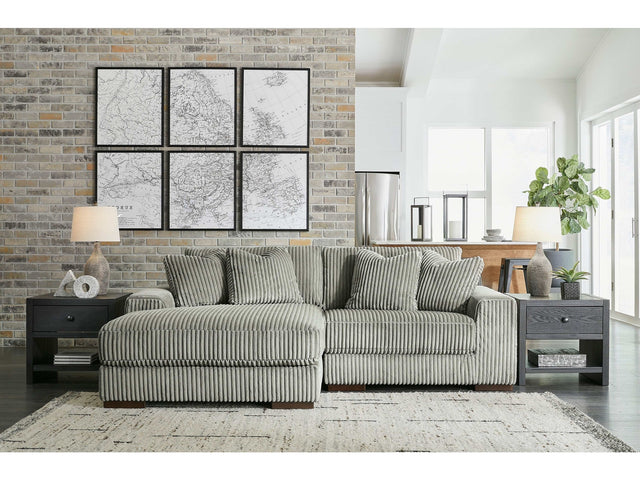 Lindyn Fog 2pc LAF Chaise Sectional - Ornate Home