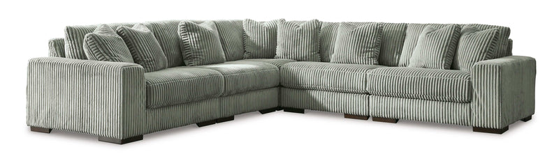 (Online Special Price) Lindyn Fog 5pc Symmetrical Sectional - Ornate Home