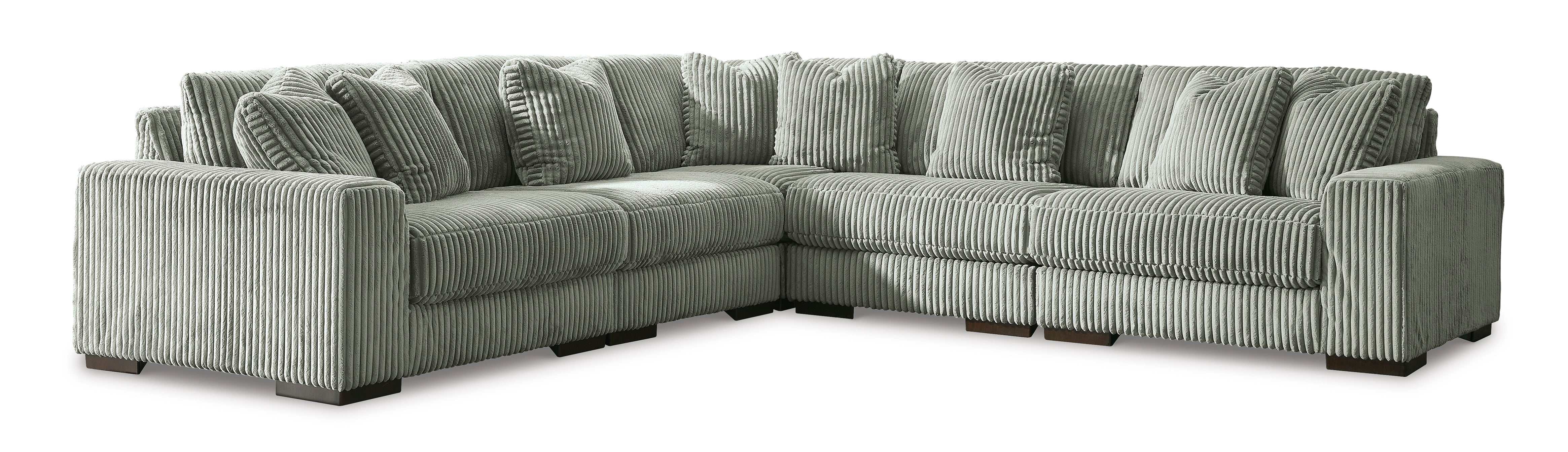 Lindyn Fog 5pc Symmetrical Sectional - Ornate Home