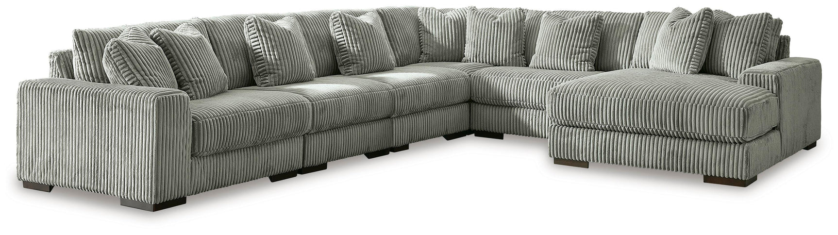 Lindyn Fog 6-Piece Sectional with Chaise