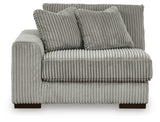Lindyn Fog Sofa, Loveseat and Oversized Chair