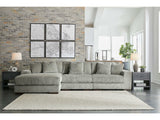 Lindyn Fog 3pc LAF Chaise Sectional - Ornate Home