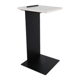 Wyvernwood White/Black Modern Accent Table with Square Top