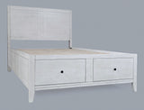 Maxton Ivory Full Storage Bed
