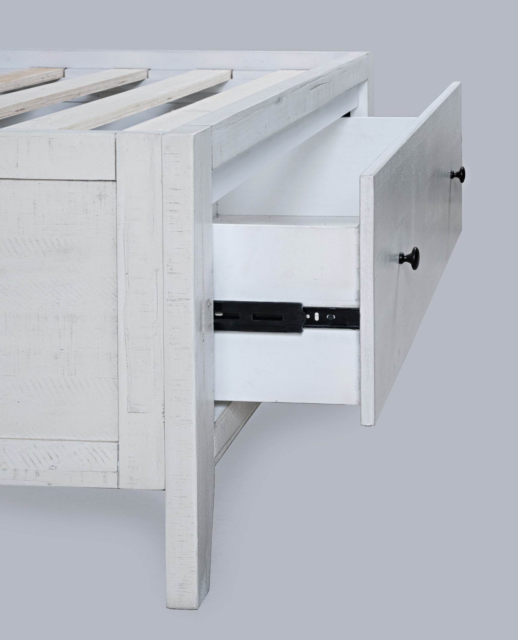 Maxton Ivory Twin Storage Bed