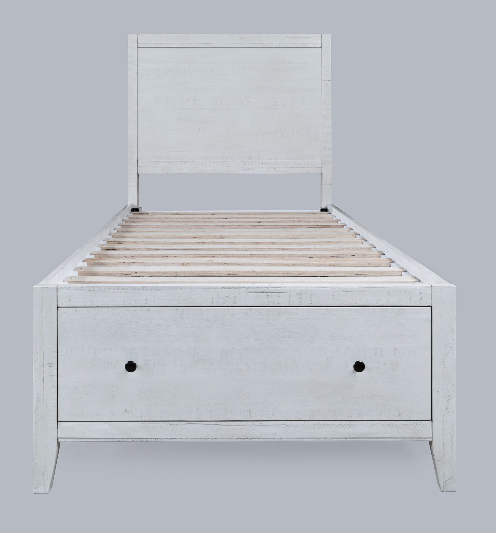 Maxton Ivory Twin Storage Bed