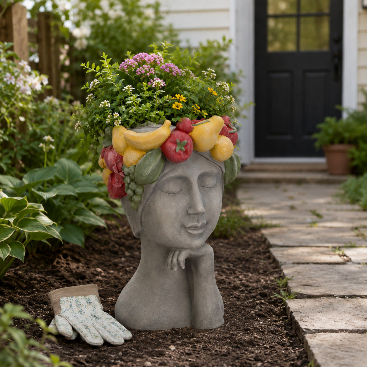 Powellton Multicolor Lady Fruit Planter