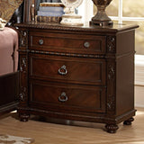 Hillcrest Manor Natural Nightstand Marble Insert