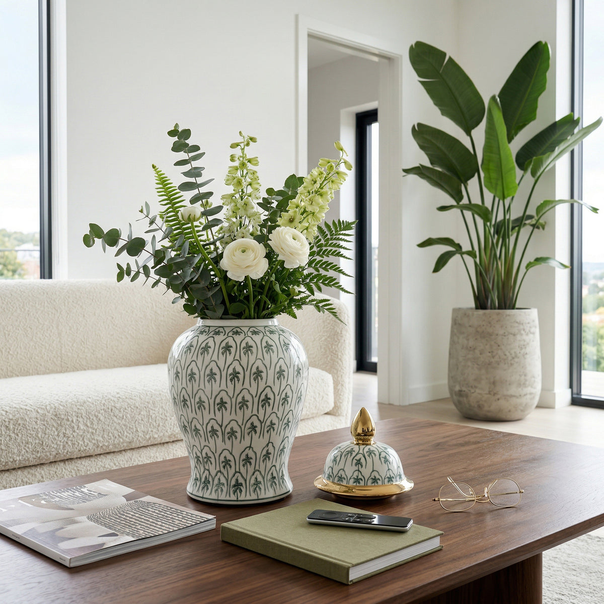 Bellrose Green/White/Gold Chinoiserie