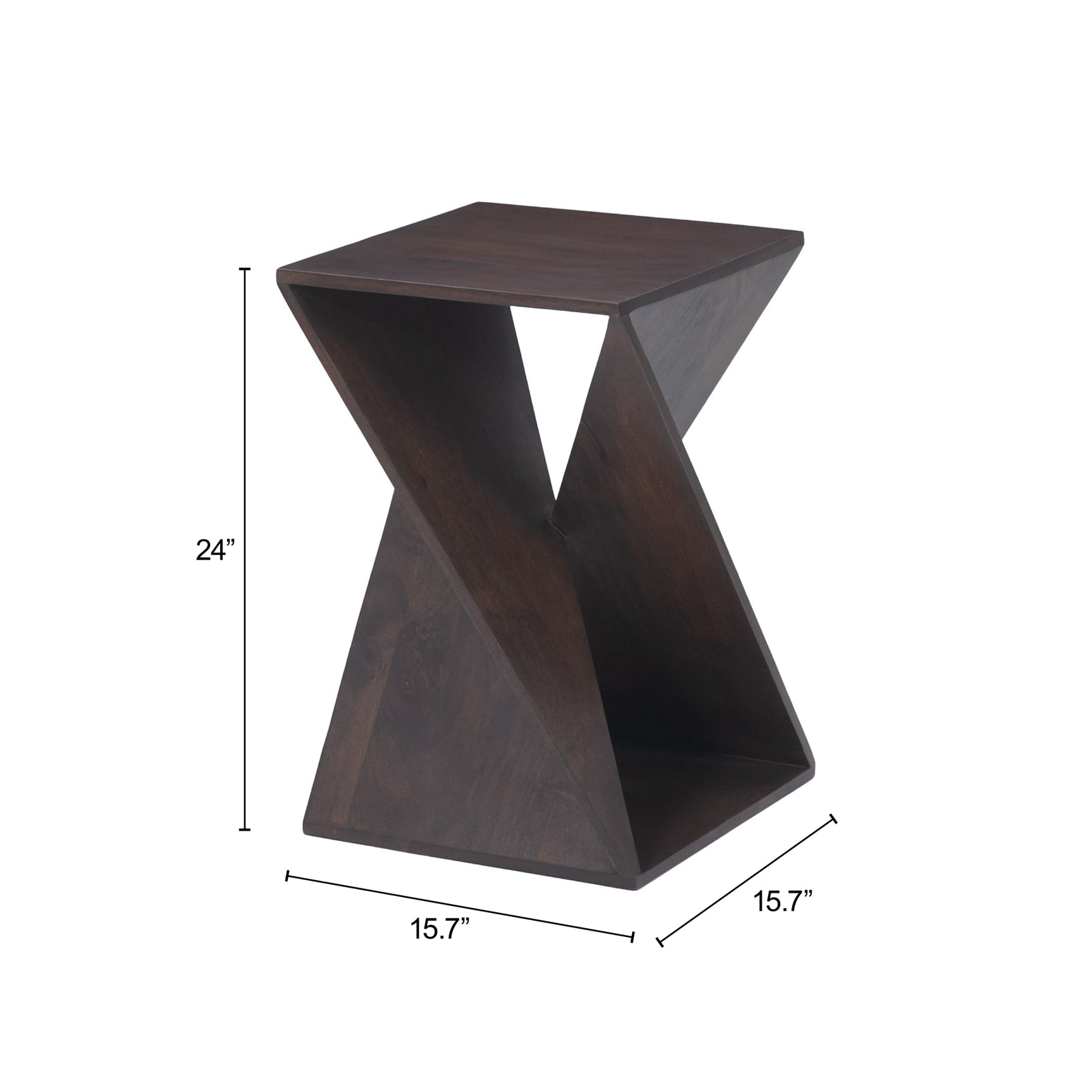 Alba Walnut Accent Table