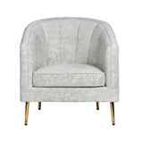 Sutton Beige/Gold Accent Chair