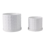 Nicolemoor White Planters (Set of 2)