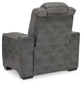 Next-Gen Durapella Slate Power Reclining Sofa and Power Recliner