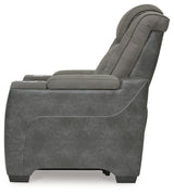 Next-Gen Durapella Slate Power Reclining Sofa and Power Recliner