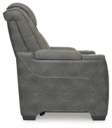 Next-Gen Durapella Slate Power Reclining Sofa and Power Recliner