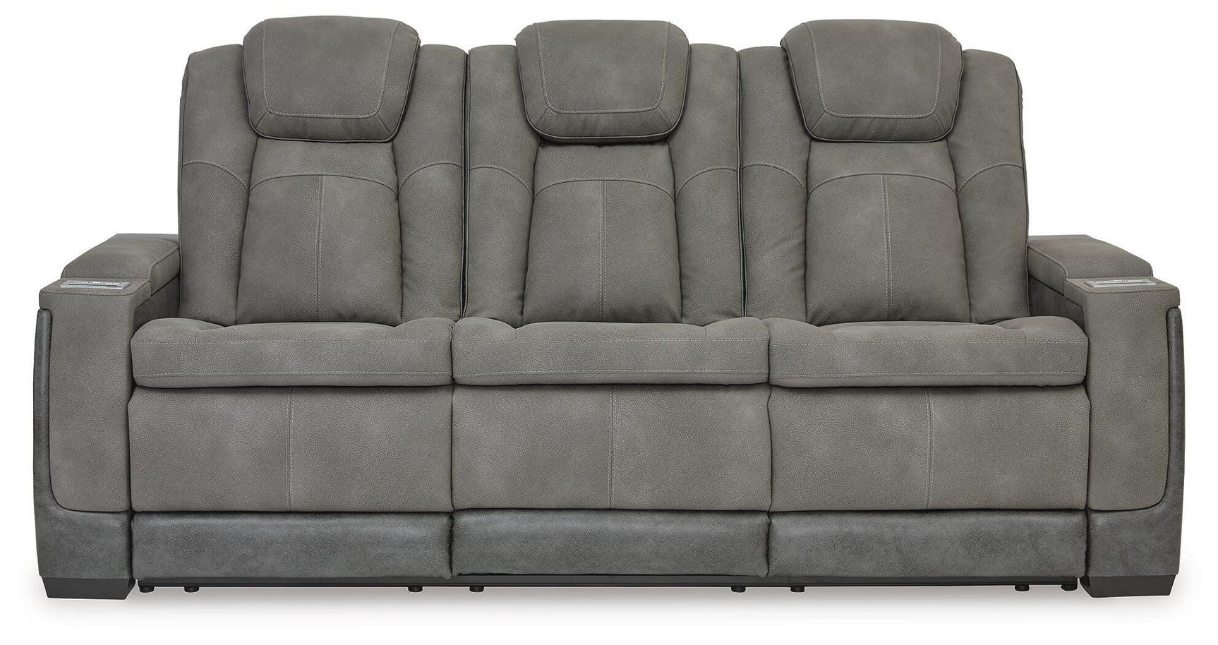 Next-Gen Durapella Slate Power Reclining Sofa and Power Recliner