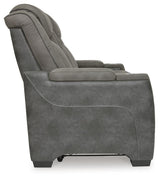Next-Gen Durapella Slate Power Reclining Sofa and Power Recliner