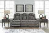 Next-Gen Durapella Slate Power Reclining Sofa and Power Recliner