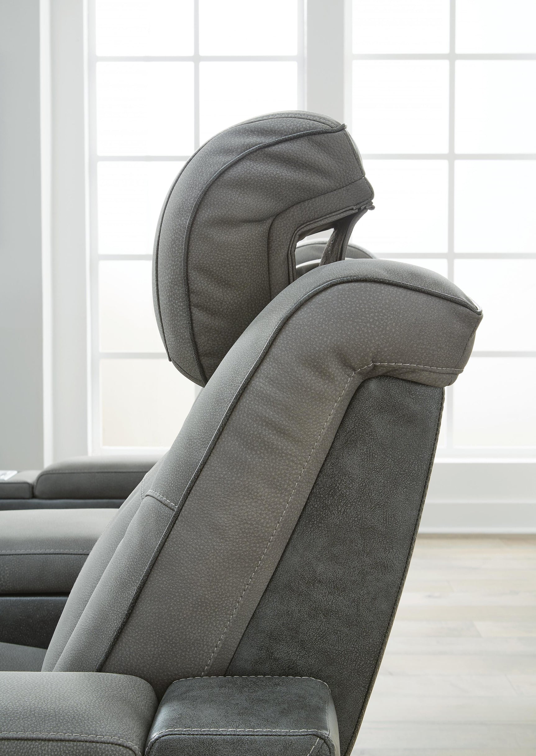 Next-Gen Durapella Slate Power Reclining Sofa and Loveseat (Online Special Price)