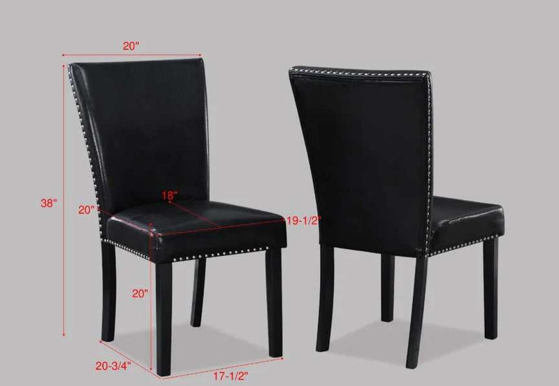 Tanner Black Dining Room Side Chair (Set of 2)