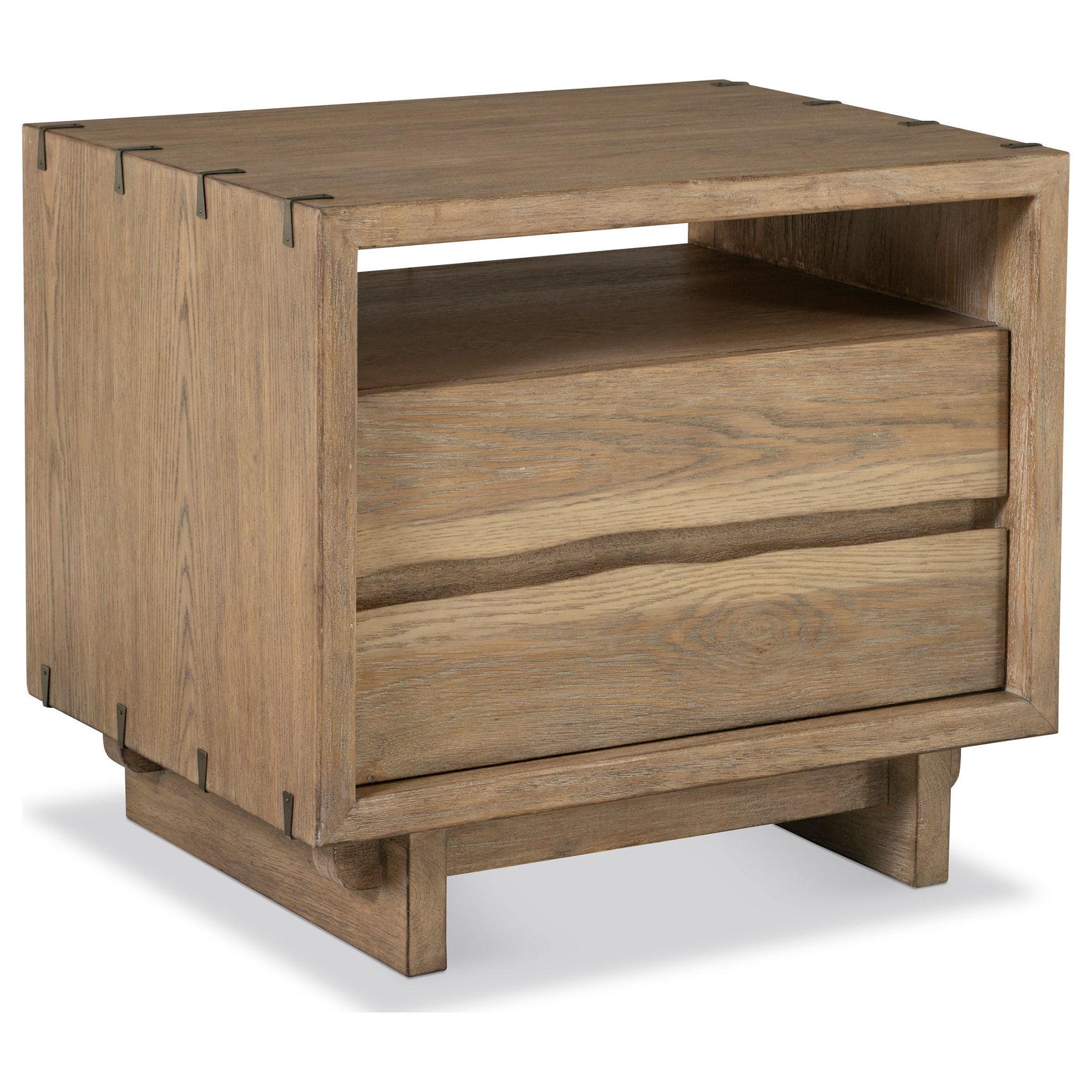 Stillwater Weathered Oak 4-Piece Eastern King Bedroom Set