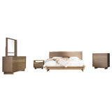 Stillwater Weathered Oak 5-Piece Eastern King Bedroom Set