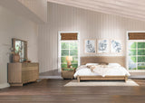 Stillwater Weathered Oak 4-Piece California King Bedroom Set