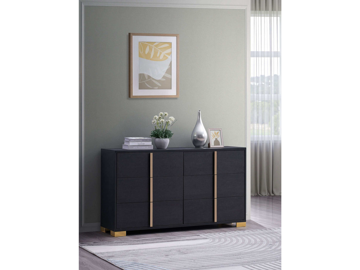 Marceline Black Dresser - Ornate Home