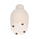 Samsonbrook Ivory Terracotta Vase with Ring at Neck