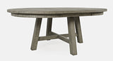 Telluride Driftwood Round Ext Dining Table