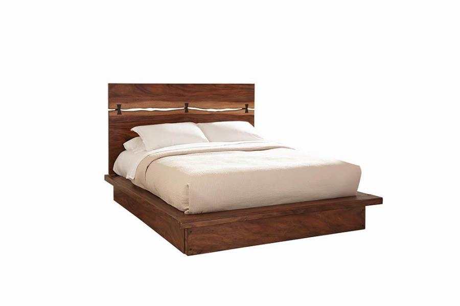 Winslow Smokey Walnut & Coffee Bean Eastern King Bed - Ornate Home