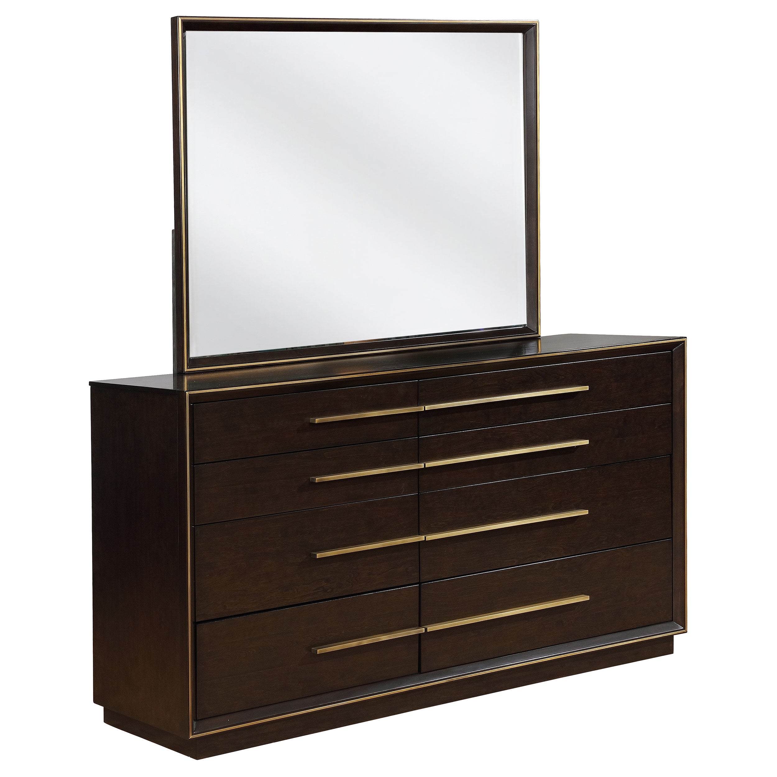 Durango Smoked Peppercorn Dresser and Mirror - Ornate Home