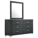 Melody Grey Dresser and Mirror - Ornate Home