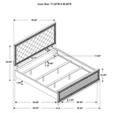 Eleanor White California King Panel Bed - Ornate Home