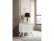 Janelle White Nightstand - Ornate Home