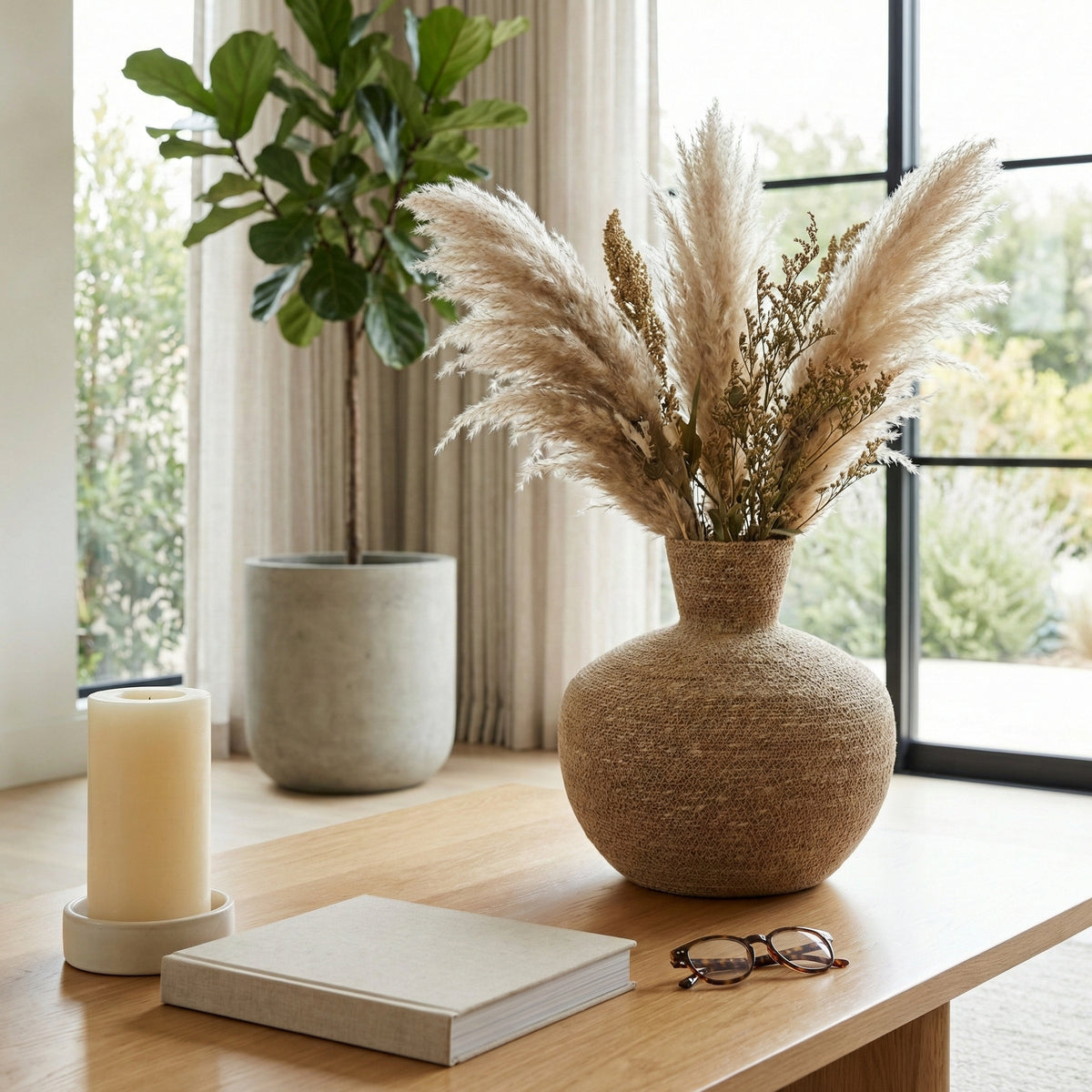 Bullard Natural Woven Jute Vase