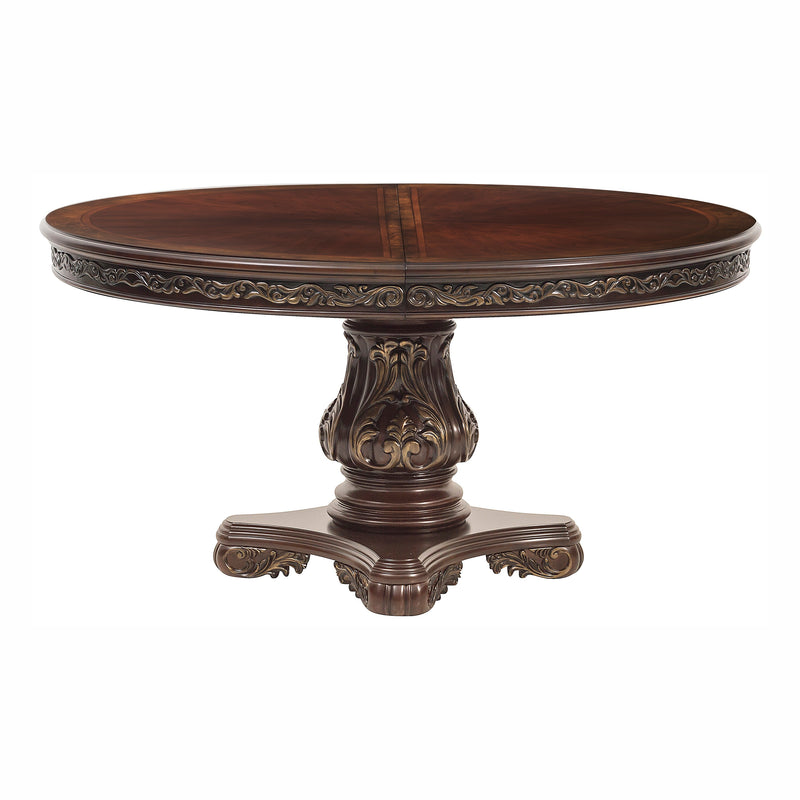 Deryn Park Cherry Round/Oval Dining Table w/ Extension - Ornate Home