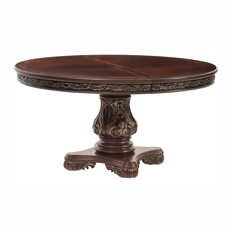 Deryn Park Cherry Round/Oval Dining Table w/ Extension - Ornate Home