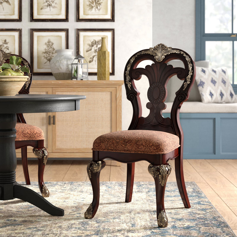 Deryn Park Cherry Side Chair (Set of 2) - Ornate Home