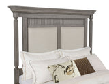 Cresswell Weathered Taupe / Weathered Tan Eastern King Upholstered Storage Platform Bed Weathered Taupe