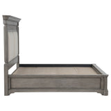 Cresswell Weathered Taupe / Weathered Tan California King Storage Platform Bed Weathered Taupe