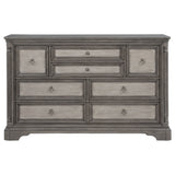 Cresswell Weathered Taupe / Weathered Tan 8-drawer Bedroom Dresser Weathered Taupe