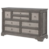 Cresswell Weathered Taupe / Weathered Tan 8-drawer Bedroom Dresser Weathered Taupe
