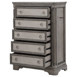 Cresswell Weathered Taupe / Weathered Tan 5-drawer Chest of Drawers Weathered Taupe