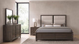 Farre Dark Brown 4-Piece Eastern King Bedroom Set