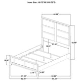 Farre Dark Brown 4-Piece Queen Bedroom Set