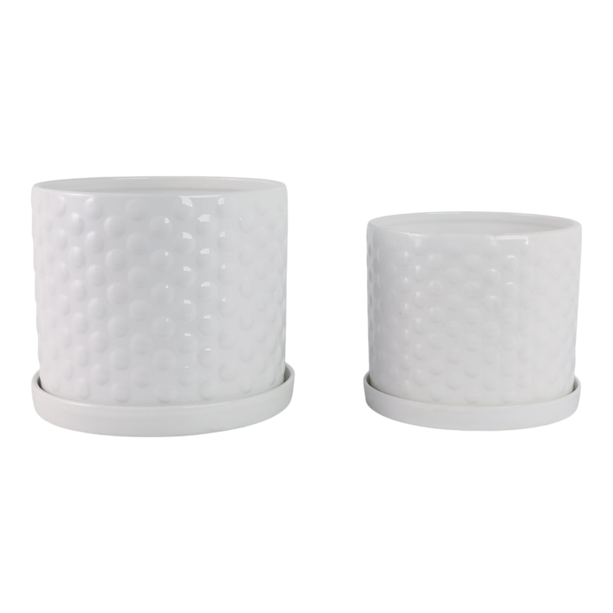 Deckerford White Planters (Set of 2)