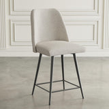 Sedona Natural Counter Table w/ 4 Macey Stools, Bench