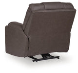 Belmone Pike Gunmetal Power Lift Recliner