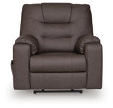 Belmone Pike Gunmetal Power Lift Recliner